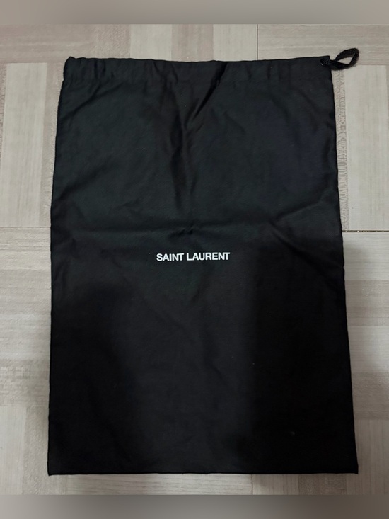 Saint Laurent Accessories - Saint Laurent Black Drawstring Dust Bag